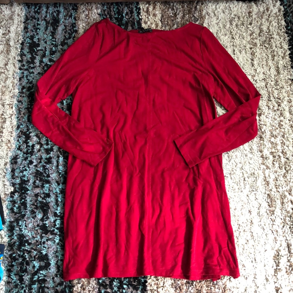Eileen fisher long sleeve tunic top size medium.